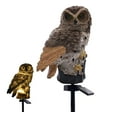 thumbnail image 1 of LED Garden Lights Solar Night Lights Owl Shape Solar-Powered Lawn Lamp (Brown), 1 of 8