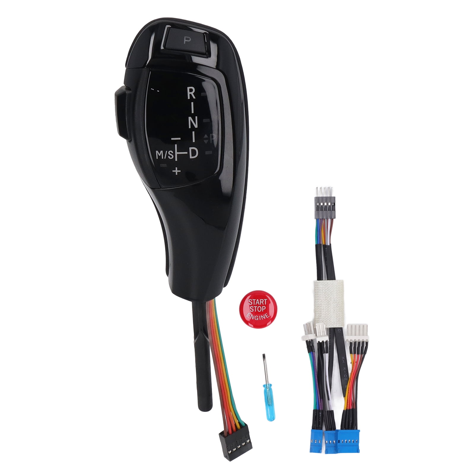 LED Gear Shift Knob Shifter Lever Head Retrofit Kit with Engine Start ...