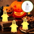 thumbnail image 1 of LED Ghost Lantern, Battery Operated Halloween Tabletop Light, Spooky Cute Ghost Decor for Indoor Mantel Shelf Party, Friendly Glow Nightlight for Home Seasonal Display, 1 of 6