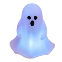LED Ghost Night Light for Halloween Decor - Adorable Spooky Ghost Lamps for Indoor Halloween Party, Home Table, Mantel, Shelf Decorations with Battery Powered Lights
