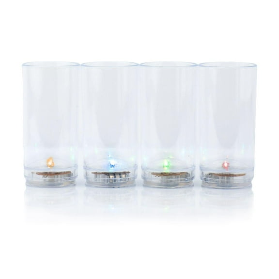 Just Funky JFL-SH-SHOER4-C LED Shot Glass 4-Pack