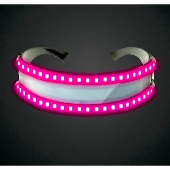 LED Glasses,Flashing Light Up Party Glasses-Neon Eyewear for Concerts, Raves & Festivals