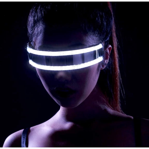 LED Glasses,Flashing Light Up Party Glasses-Neon Eyewear for Concerts, Raves & Festivals