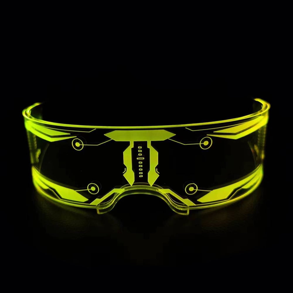 Led Glasses Halloween Party Supplies Light Up Glasses Shutter Shades Glow Sticks Glasses Led