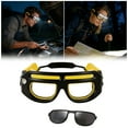 thumbnail image 1 of LED Glasses Rechargeable Headlight Glasses with Motion Sensor and Touch Control,Adjustable EDC Headlamp Flashlight Glasses with Lights,5 Modes USB C Light up Hands-Free Glasses for Camping Emergency, 1 of 6