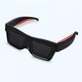 thumbnail image 1 of LED Glasses for Parties - Cool Glasses to Display Customized Flashing Messages & Animations via Bluetooth on our App - Light up the Party!, 1 of 5