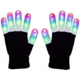 thumbnail image 1 of LED Gloves Finger Light Up Glow Rave Glove Flashing Christmas Gift Halloween Party Favors Winter Gloves-B, 1 of 9