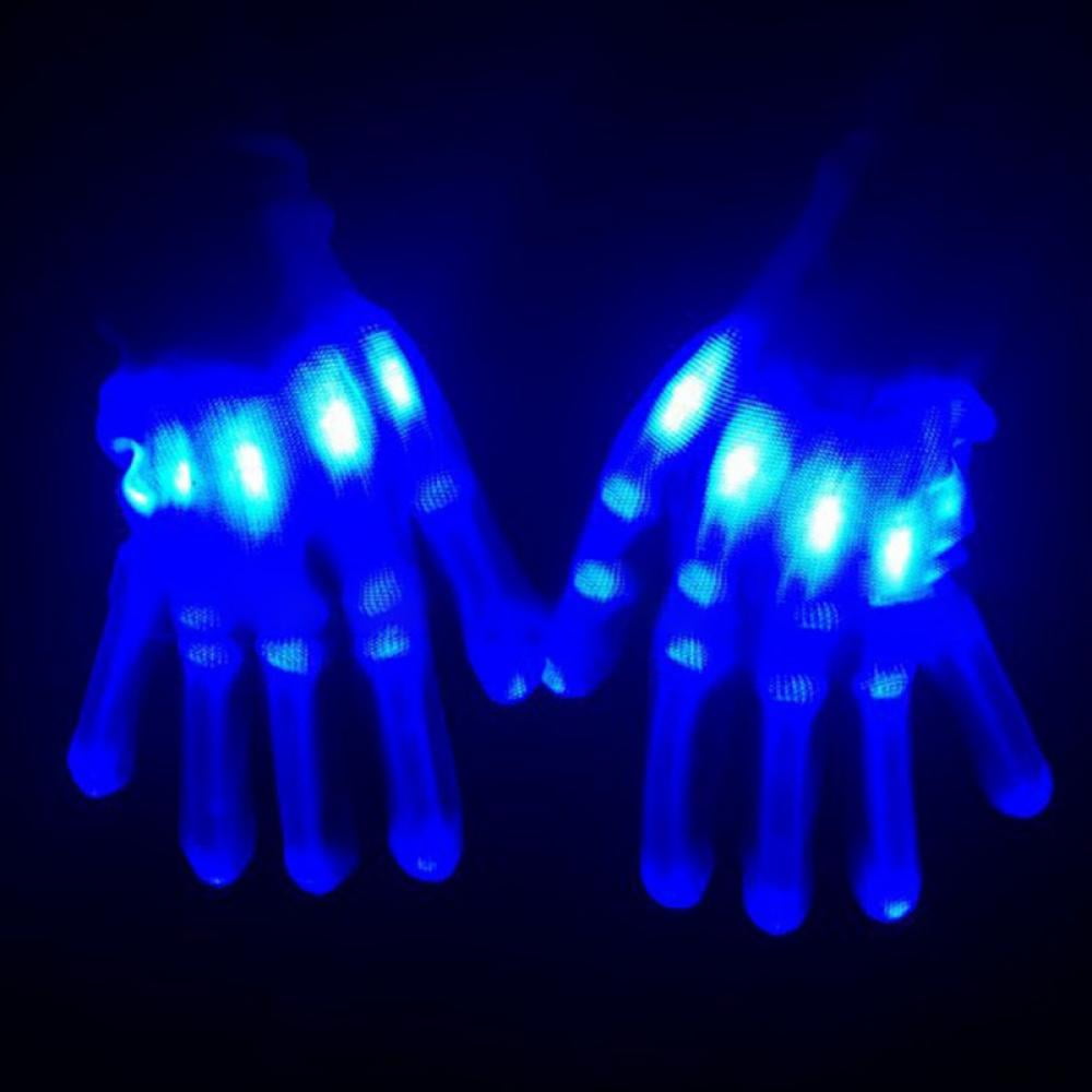 LED Gloves Knit Gloves Party Light Show Gloves For Clubbing, Rave Birthday Disco Christmas