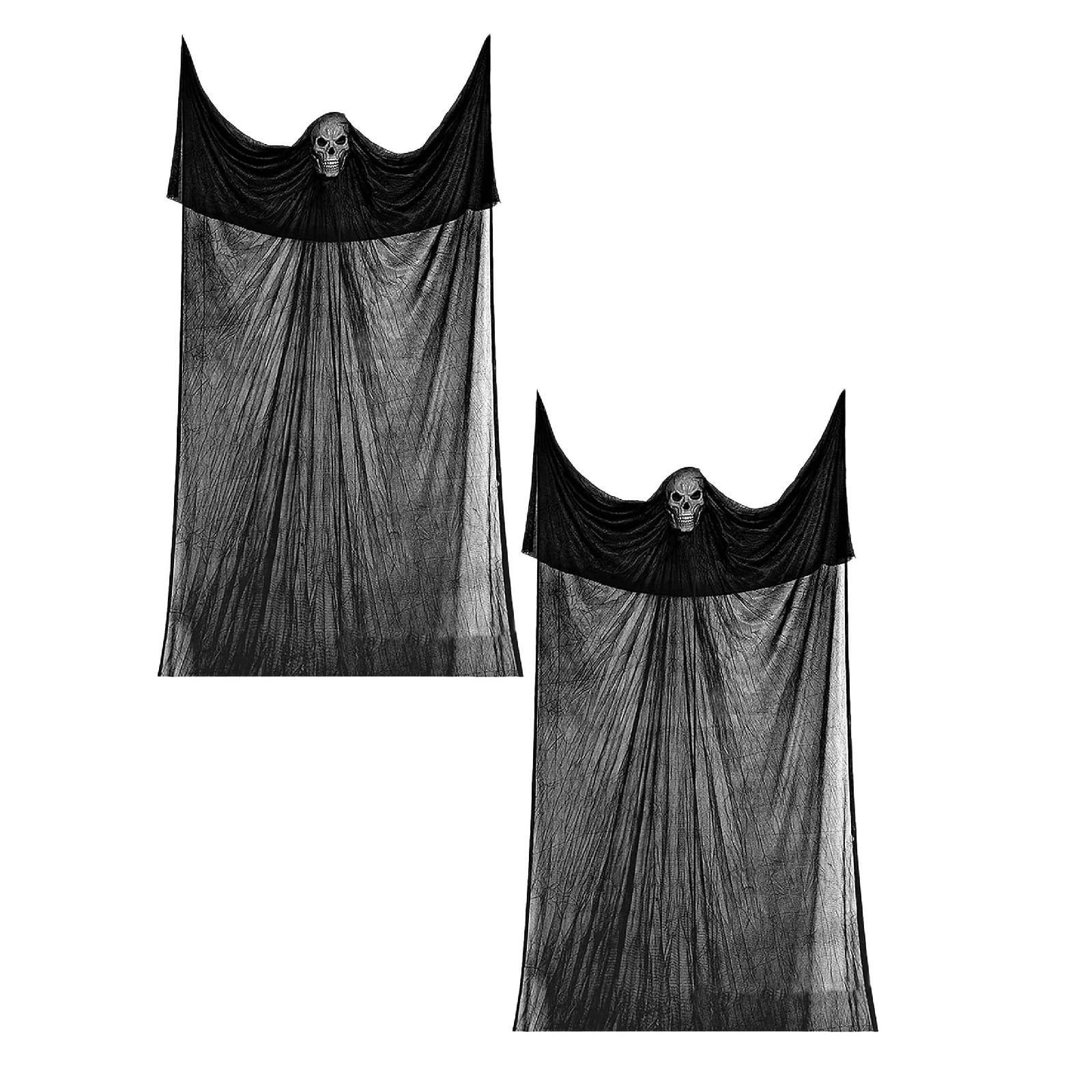 LED Glow Hanging Ghosts Decor, Motion-sensor Screaming Sound for Porch ...