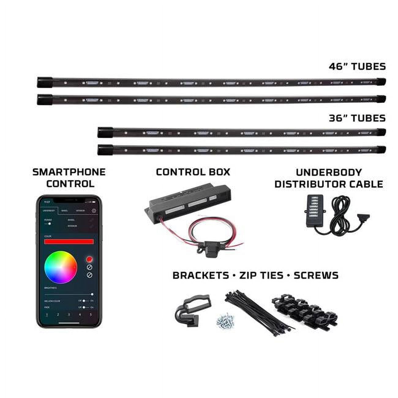 LED Glow LUUBMBT40.2 LEDGlow Bluetooth Million Color LED Underbody