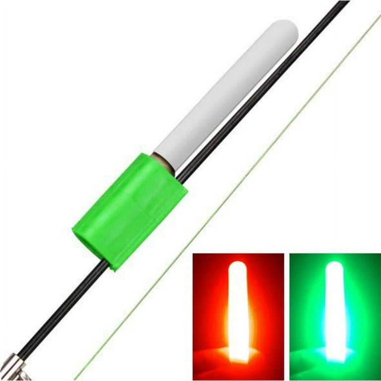 LED Glow Night Fishing Stick Light Rod Tip Clip Fishing Lightstick