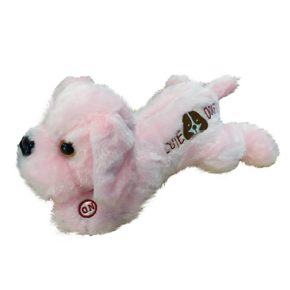 LED Glow Plush Dog, Light Up Stuffed Animal with Soft Illumination, 11.8inch Night Companion for 3-4years, Big Head Pillow with Gentle Glow