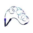 thumbnail image 1 of LED Glowing Jump Rope Adjustable Flashing Skipping Rope for Fitness Night Workout Light Up Exercise Equipment Indoor Outdoor Fun Blue, 1 of 5