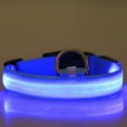 thumbnail image 1 of LED Glowing Pet Collar Rechargeable Light Up Necklace for Night Walking High Visibility Safety Tracker for Cats and Dogs Adjustable Blue, 1 of 4