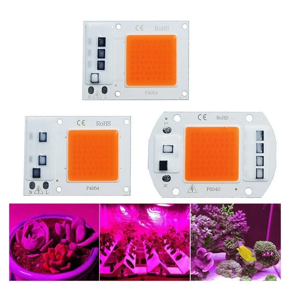 LED Grow COB Light Chip Full Spectrum AC 10W 20W 30W 50W No need driver For Growth Flower Seedling Grow Plant Lighting ,Thrive