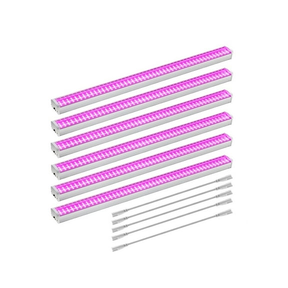 LED Grow Light 25W X6 Sunshine Fullspectrum Pink Grow Light Used For Horticulture Indoor Plant Growth