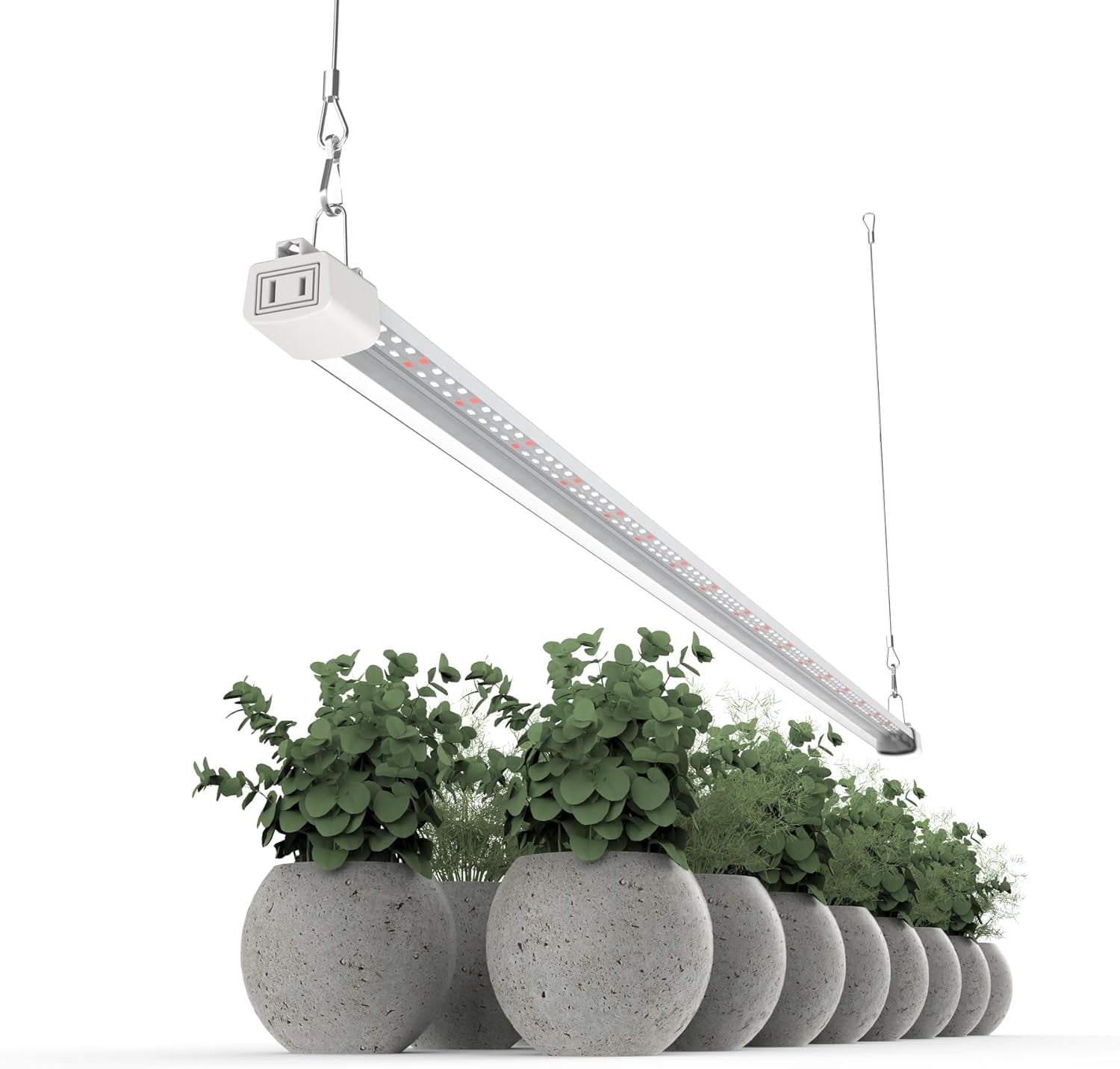 LED Grow Light 4FT Full Spectrum Compact Linkable Lighting Fixture for ...
