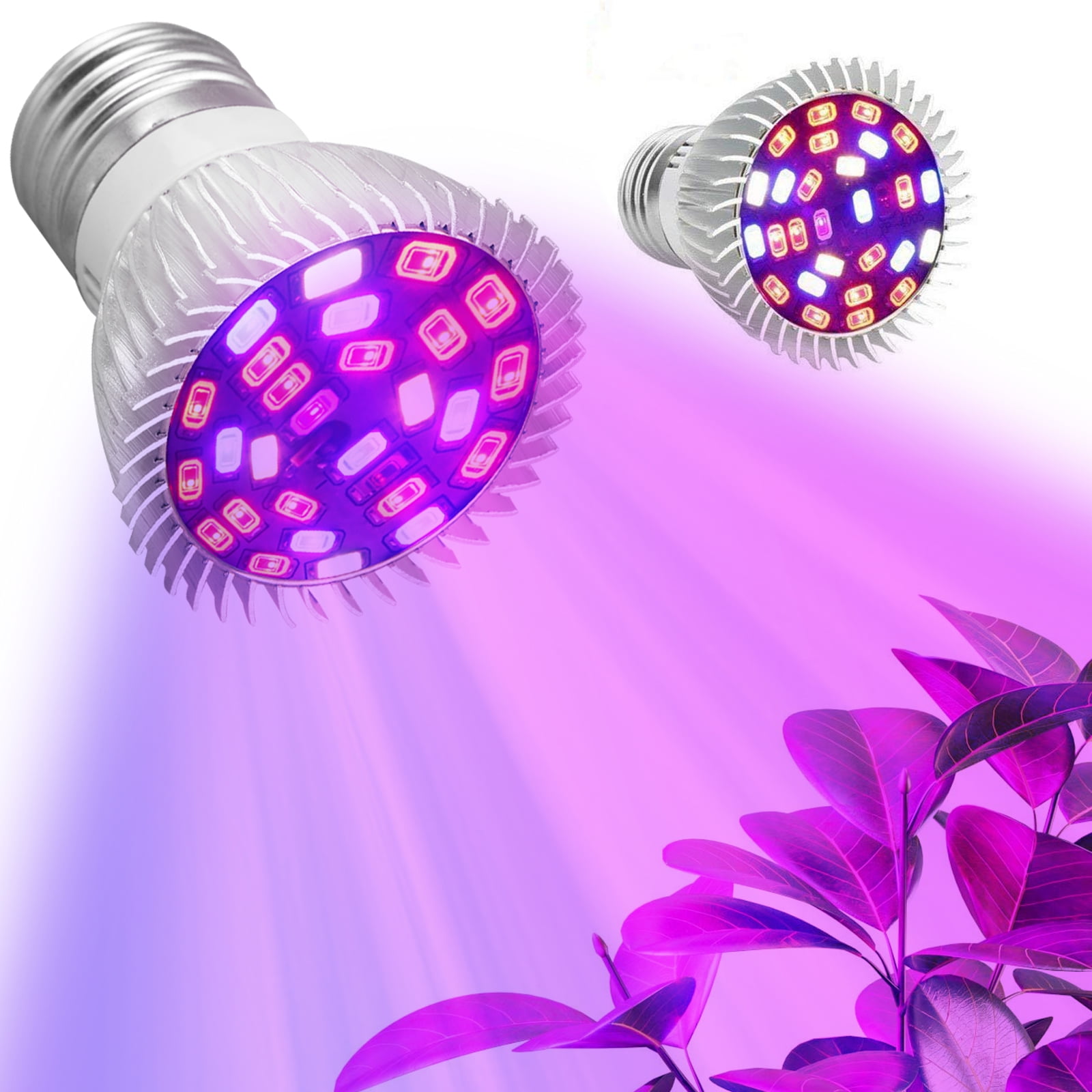 LED Grow Light Bulbs, EEEkit 28W E27 Grow Plant Light for Hydroponics