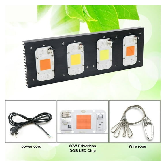 LED Grow Light Dimmable 2000W, DOB Full Spectrum Grow Hight PPFD Phytolamp For Flowers Greenhouse Grow Led Plants Veg Blooming ,Designed Specifically for Plants