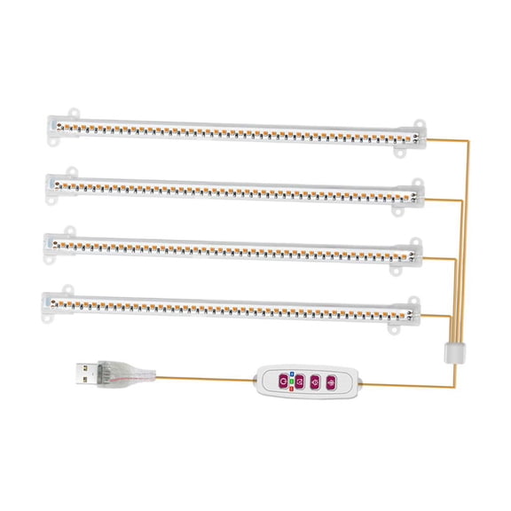 LED Grow Light Dimmable with 8/12/16H Timer Sunlight for Plant