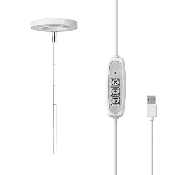 Led Dimmable Timer LED Grow Light Full Spectrum Angel Ring Plant Lamp for Indoor Plants ...