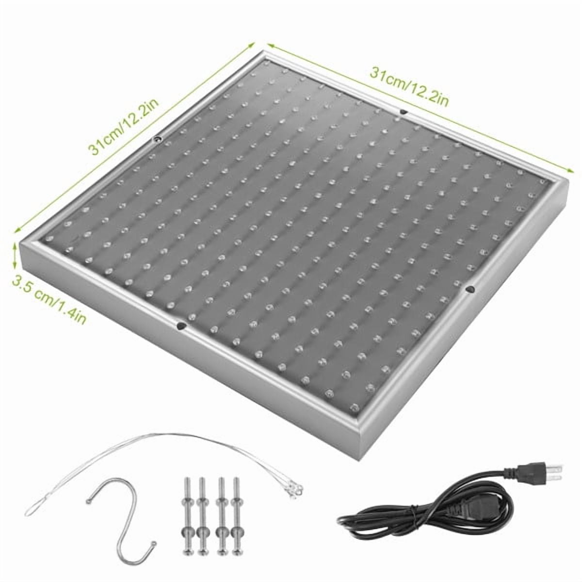 LED Grow Light Full Spectrum Hanging 225 LEDs Plant Grow Lamp Indoor Grow Light for Greenhouse Succulents Seedlings Plants Veg and Flower（15W LEDs）