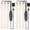 thumbnail image 1 of Hywyimlait LED Grow Light Strips, Full Spectrum 3500K, 3/9/12H Timer, 10 Dimmable Levels, 3 Head × 2 Pack for Indoor Plants, Seedlings & Succulents, Plant Shelf Compatible, 1 of 7