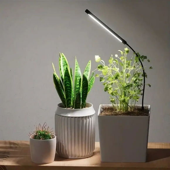 LED Grow Light USB Full Spectrum Plant Light for Indoor Succulent Plants, Dimmable Plant Lamp with Timer Switch