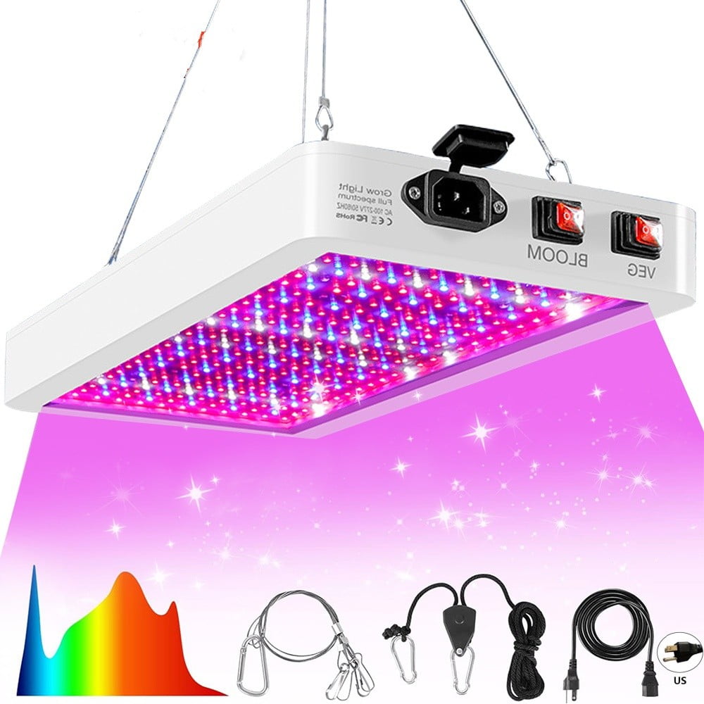 LED Grow Lights Full Spectrum, 2000W Dual Switch Grow Lamp for Greenhouse and Indoor Plant Veg and Flower Growing