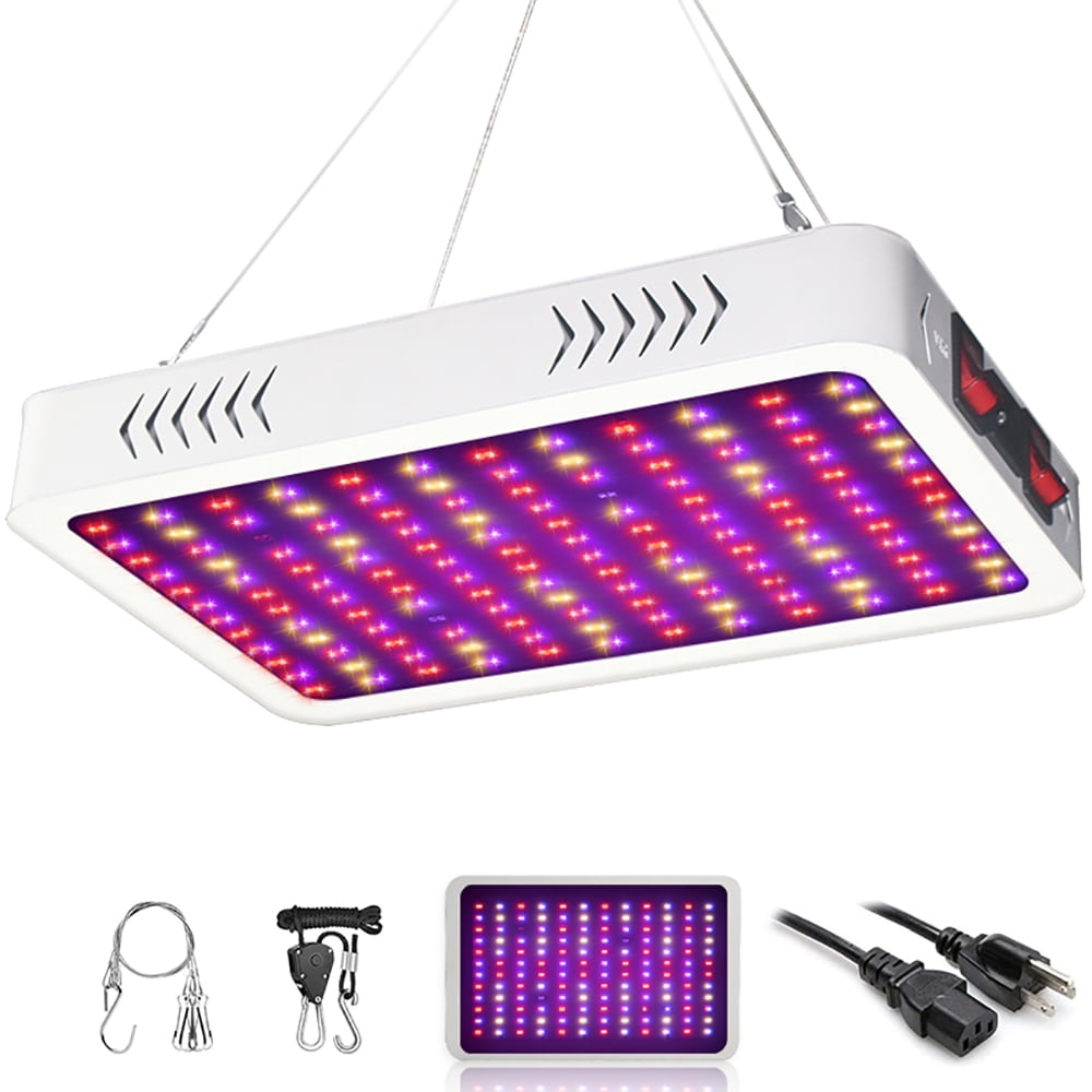 LED Grow Lights, Full Spectrum Plant Lights, 2000W Metal LED Grow Lights for Indoor Plants, Hanging Growing Lamp for Plant Veg and Flower Growing