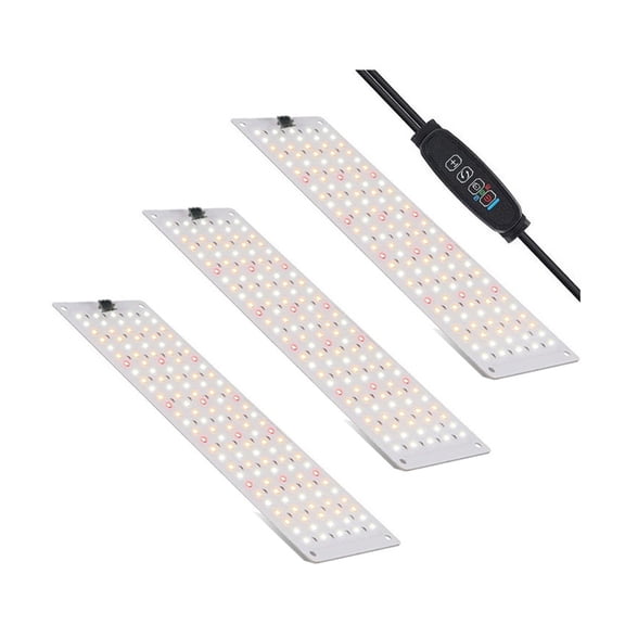 LED Grow Panel Light Ultra-Thin Full Spectrum Dimmable Timer Plant Lights Under Cabinet Growing Lamp ,Easy Installation