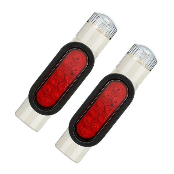 LED Guide Poles for Marine Trailers - Waterproofs Brake/Turn Signals with Enhanced Visibility & Simple Setup