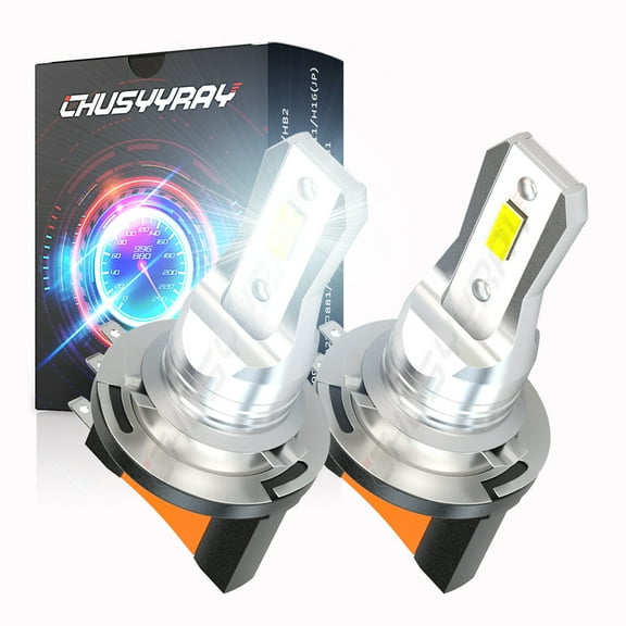 LED H15 Headlight Bulbs High Beam Headlamps Bright White, Off-Road Plug & Play