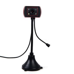 LED HD Webcam Desktop Computer PC Video Usb with Microphone Night Vision Camera with Beautiful Appearance