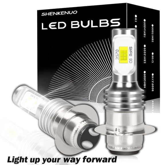 LED HEADLIGHTS for YAMAHA GRIZZLY 660, 400, 450, 350, 125 BRIGHT WHITE LED BULBS Super Bright 2pcs