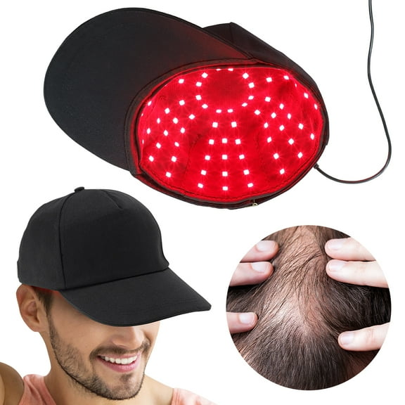 LED Hair Growth Cap, Portable Red Light Cap Promote Hair Growth, Cordless Hair Growth Laser Cap, Reduce Hair Loss and Graying