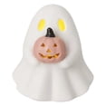 thumbnail image 1 of LED Halloween Tabletop Ornament Set | Oimcto Light-Up Pumpkin Figurines with Warm Glow for Mantel, Shelf & Tray Display - Ghost Pumpkin, 1 of 4