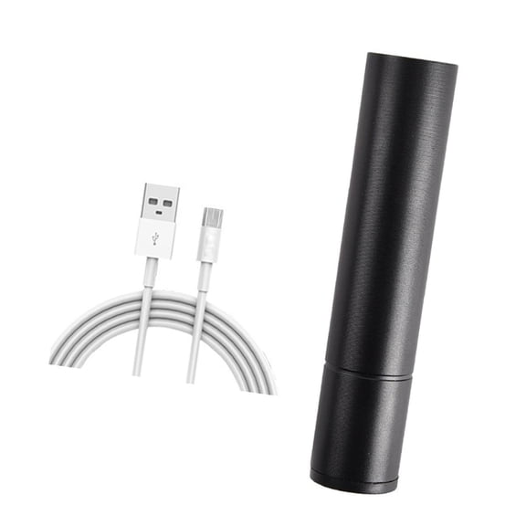 LED Handheld Black Light Detector USB Rechargeable Aluminium Alloy for Fluorescent Money Antique Collection