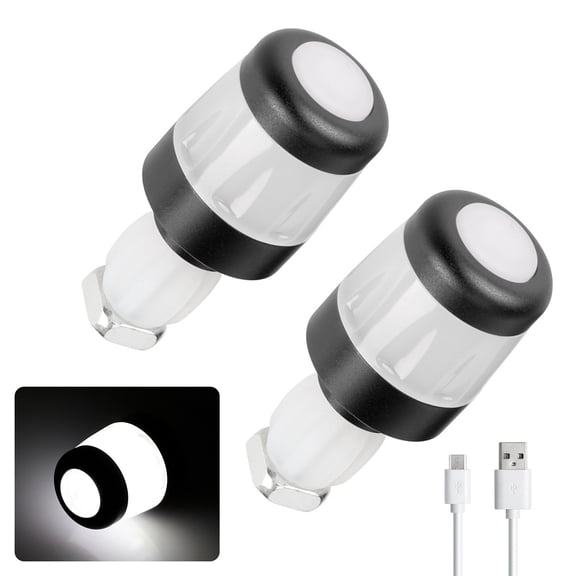 LED Handlebar Light, Scooter Turn Signals Electric Bicycle Indicator Plugs, High Brightness Rechargeable Waterproof Safety Lamp for Commuters Cyclists Night Riding Daily Traffic Safety