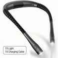 thumbnail image 1 of LED Hands-free Flashlight, Neck Lamp, Reading Light, Book Light for Reading in Bed, 3 Colors, 6 Brightness Levels, Bendable Arms, Rechargeable, Long Lasting, Perfect for Reading, Knitting, Camping, Re, 1 of 9