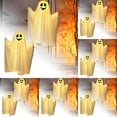 thumbnail image 1 of LED Hanging Ghost Decorations for Halloween - Glowing Lighted Flying Ghosts with LED Lights - Outdoor/Indoor Haunted House Decor for Yard, Tree, Porch - Spooky Party Atmosphere Decoration, 1 of 9