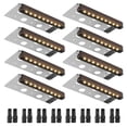 thumbnail image 1 of LED Hardscape Lighting, 6.8 in. Retaining Wall Lights, 3W 12V-24V AC&DC Low Voltage Paver Light - Pack of 8 - White, 1 of 1