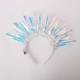 thumbnail image 1 of LED Headband Light Up Headband, Glow In The Dark Crown Hair Accessories for Women & Girls (Blue One Size), 1 of 5
