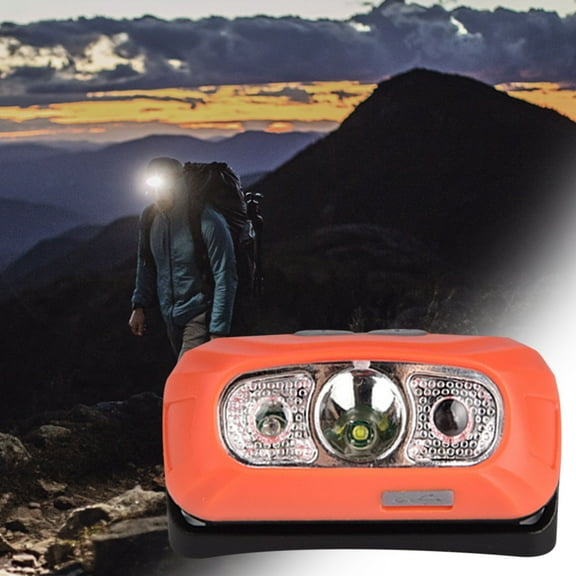 LED Headlamp under $5! Xqxayjr LED Headlamp with Motion Sensor, USB Rechargeable Headlight, 1100 Lumen Bright Light, Hands-Free Light for Repair Fishing