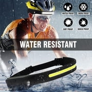 LED Headlamp Flashlight Rechargeable Flash light for Adults 230  Wide Beam Headlamp Motion Sensor Head Lamp Adjustable Headband Outdoor Waterproof Head Light for Running, Camping, Hiking