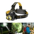 thumbnail image 1 of LED Headlamp Rechargeable Bright Searchlight 3 Lighting Modes Long Lasting Powerful Adjustable 90 for Outdoor Camping Running Cycling Climbing, 1 of 8