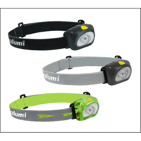 LED Headlamp, Spark, with Advanced Aspherical LED Lens, Brightest LED with140 Lumens Output, Energy Saving Design, 3 Packs