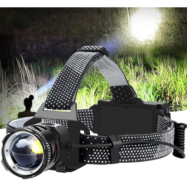 best rechargeable headlamp flashlight 2-Pack, 8 LED 2500 Lumen Ultra-Light Bright Headlight with Motion Sensor, Waterproof Lightweight Head Lamp for Adult Kid, Headlamps for Outdoor Camping Running Fishing : Sports & Outdoors Convenient magnet for hands LED Rechargeable Headlamp, Super Bright