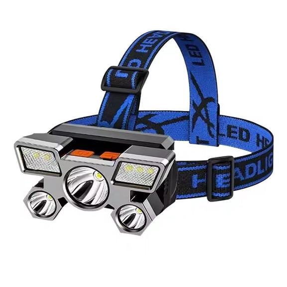 LED Headlamp USB Rechargeable Work Head Light Flashlight- Lamp Torch