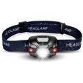 thumbnail image 1 of LED Headlamps, IP65 Flashlight waterproof projector RECHARGEABLE USB with zoomable working light, 1 of 4